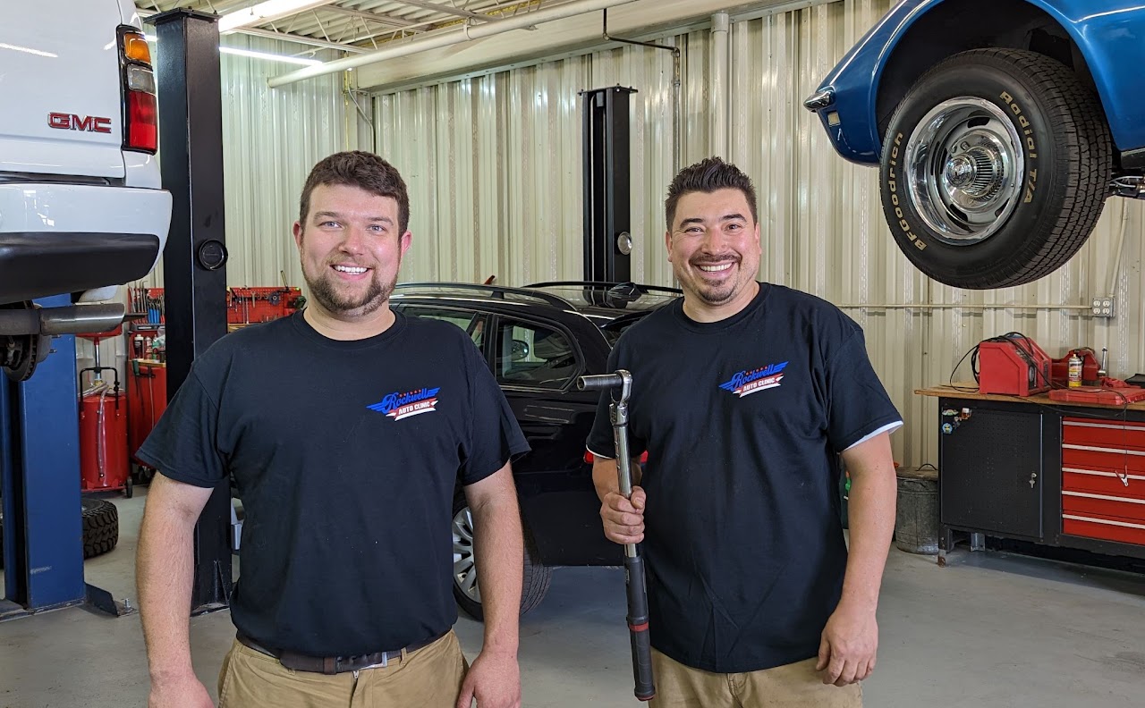 The Rockwell Auto Clinic team — Nate and Al